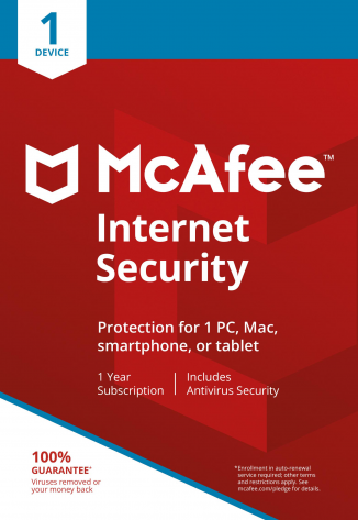 DigiiStore McAfee Internet Security 1 Device Gift Card